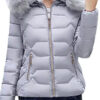 YMING Femme Manteau d’hiver Jacket Court Veste à Capuche Fourrure Chaud Doudoune Parka Veston,XXS-L 9 YMING Femme Manteau d'hiver Jacket Court Veste à Capuche Fourrure Chaud Doudoune Parka Veston,XXS-L