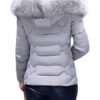 YMING Femme Manteau d’hiver Jacket Court Veste à Capuche Fourrure Chaud Doudoune Parka Veston,XXS-L 11 YMING Femme Manteau d'hiver Jacket Court Veste à Capuche Fourrure Chaud Doudoune Parka Veston,XXS-L