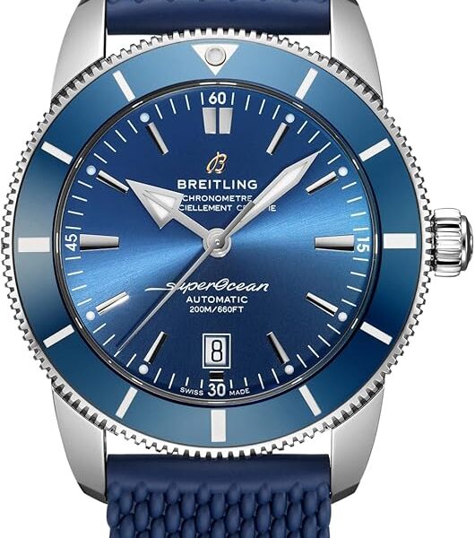 Breitling Superocean Heritage II B20 Montre Automatique 46 mm Bleu Breitling Superocean Heritage II B20 Montre Automatique 46 mm Bleu