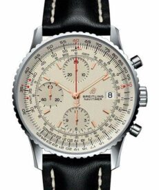 Breitling Navitimer A13324121G1X2 Montre chronographe Automatique pour Homme Cadran argenté