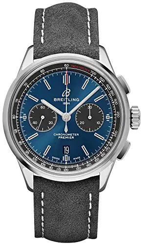 Breitling Premier B01 Montre chronographe 42 Cadran Bleu AB0118A61C1X4 Breitling Premier B01 Montre chronographe 42 Cadran Bleu AB0118A61C1X4