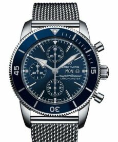Breitling Superocean Heritage II Montre chronomètre Automatique Cadran Bleu pour Homme A13313161C1A1