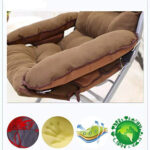 MHFF Pliant Lazy Couch Chaise pliante simple ordinateur Pause déjeuner Chaise Siesta Bureau Lit amovible et lavable Loisirs Chaise 17 MHFF Pliant Lazy Couch Chaise pliante simple ordinateur Pause déjeuner Chaise Siesta Bureau Lit amovible et lavable Loisirs Chaise 17