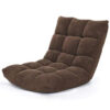 COSTWAY Canapé Paresseux Tatami Pliable Chaise de Plancher Coussin de Chaise de Lit Siège de Sol pour Maison, Bureau 105 x 57 x 15 CM