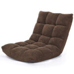 COSTWAY Canapé Paresseux Tatami Pliable Chaise de Plancher Coussin de Chaise de Lit Siège de Sol pour Maison, Bureau 105 x 57 x 15 CM 16