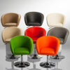Duhome Fauteuil Club Similicuir Pivotant Réglable en Hauteur 17 Duhome Fauteuil Club Similicuir Pivotant Réglable en Hauteur