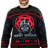 Pull de Noël Moche Homme et Femme Star Wars Dark Vador Merry Sithmas 17 Pull de Noël Moche Homme et Femme Star Wars Dark Vador Merry Sithmas