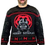 Pull de Noël Moche Homme et Femme Star Wars Dark Vador Merry Sithmas 29 Pull de Noël Moche Homme et Femme Star Wars Dark Vador Merry Sithmas 29