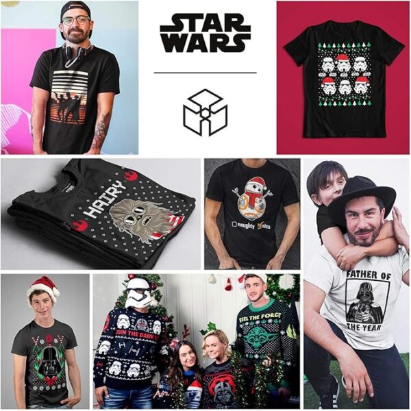 Pull de Noël Moche Homme et Femme Star Wars Dark Vador Merry Sithmas 11 Pull de Noël Moche Homme et Femme Star Wars Dark Vador Merry Sithmas