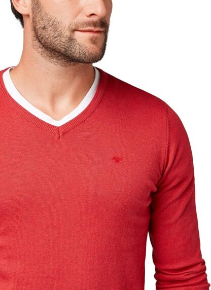 TOM TAILOR Pull-Over Homme à Manches Longues - Confort Et Style Décontracté
