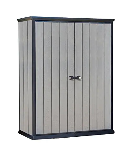 KETER/Chalet-Jardin 12-929616 Brossium Armoire Résine Gris 138 x 80,5 x 185 cm 3 KETER/Chalet-Jardin 12-929616 Brossium Armoire Résine Gris 138 x 80,5 x 185 cm