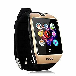 Kxcd Bluetooth Smartwatch Q18 Montre-Bracelet Support NFC Camera TF Card Smart Watch pour téléphone Android iOS