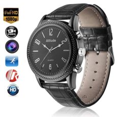 Miebul 16GB Wrist Smart Watch Camera HD 1080P Infrared Night Vision High-End Camera(Black)