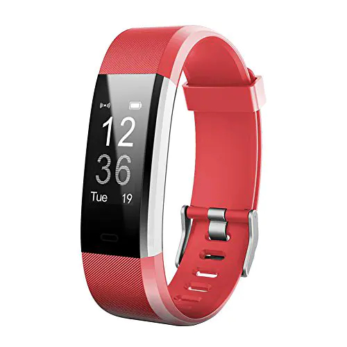 Bracelet De Fitness - Moniteur Fréquence Cardiaque, Tracker Étanche - Podomètre, Calories, Sommeil - Pour Hommes Et Femmes - 5