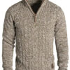 Solid Pankraz Pull En Grosse Maille À Col Camionneur Pull-Over Pour Homme 100% Coton Imprimé 9 Solid Pankraz Pull En Grosse Maille À Col Camionneur Pull-Over Pour Homme 100% Coton Imprimé