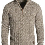 Solid Pankraz Pull En Grosse Maille À Col Camionneur Pull-Over Pour Homme 100% Coton Imprimé 16 Solid Pankraz Pull En Grosse Maille À Col Camionneur Pull-Over Pour Homme 100% Coton Imprimé 16