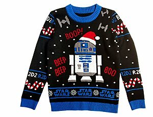 Ugly Christmas Sweater D2-R2 Pull de Noël Star Wars Homme et Femme