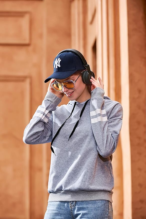 Sweat à Capuche Femme, Sweatshirt Hoodies Pull en Coton à Manches Grande Taille Veste de Sport avec Poches Longues Tops Blouse Shirt Streetwear