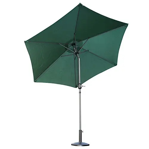 Parasol De Jardin Inclinable 2x3 M Avec Manivelle - Toile Protection UV, Crème - Pour Terrasse, Balcon, Piscine - Résistant Aux Intempéries