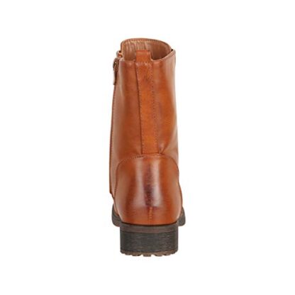 Bottines Femme Elara à Boucle - Style Chunky - Talon 2 Cm - Tige 17 Cm - Faux Cuir - Confortables Et Élégantes Pour Tous Les Jours - 7