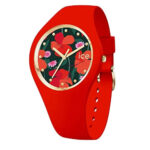 Ice-Watch – ICE Flower Floral Passion – Montre Rouge pour Femme avec Bracelet en Silicone – 017577 (Medium) 16