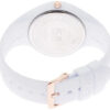 Ice-Watch - ICE glam White Rose-Gold - Montre blanche pour femme avec bracelet en silicone - 000977 (Small)