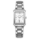 Montre Femme Décontracté Dames Montres Etanche à Quartz Imperméable pour Fashion Montre Femmes avec Acier Inoxydable Bracelet 16