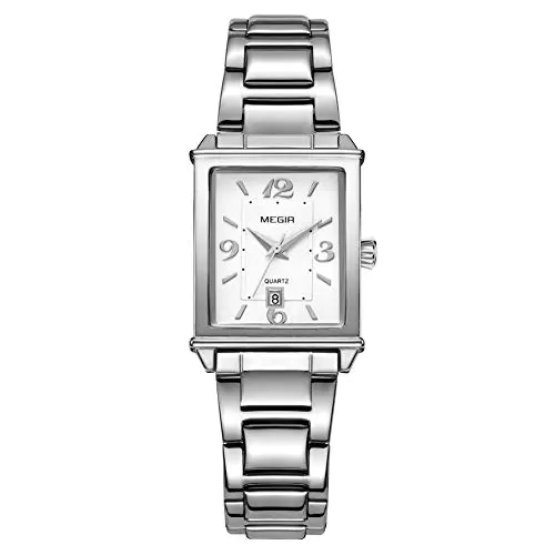 Montre Femme Décontracté Dames Montres Etanche à Quartz Imperméable pour Fashion Montre Femmes avec Acier Inoxydable Bracelet