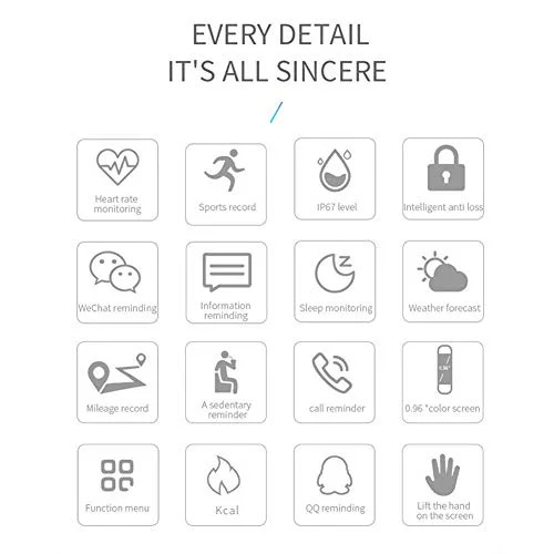Montre connectée harddo M5 avec écran Tactile et Bracelet étanche pour Android iOS 7 Montre connectée harddo M5 avec écran Tactile et Bracelet étanche pour Android iOS