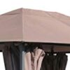 TOOLPORT Tente de Stockage Economy Toile PVC 500 g/m² Blanc imperméable Protection Contre Les Rayons UV (80+) Structure Robuste