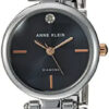 Anne Klein Montre bracelet pour femme avec strass
