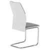 IDIMEX Lot de 4 chaises de Salle à Manger Leona piètement chromé revêtement synthétique 13 IDIMEX Lot de 4 chaises de Salle à Manger Leona piètement chromé revêtement synthétique