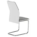 IDIMEX Lot de 4 chaises de Salle à Manger Leona piètement chromé revêtement synthétique 18 IDIMEX Lot de 4 chaises de Salle à Manger Leona piètement chromé revêtement synthétique 18