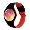 Ice-Watch - Ice Duo Chic California - Montre Noire pour Femme avec Bracelet en Silicone - 016977 (Small)