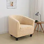 NIBESSER Housse de Fauteuil Cabriolet Chesterfield Jacquard Housse de Canapé Tub Chair Extensible Housse de Fauteuil élastique Modèle Tullsta 17