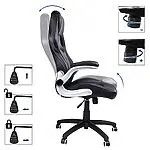 SONGMICS Fauteuil de Sport Racing,avec siège épais et Fonction d’inclinaison,Chaise pour Ordinateur,Hauteur réglable Simili Cuir Noir OBG62B 17 SONGMICS Fauteuil de Sport Racing,avec siège épais et Fonction d’inclinaison,Chaise pour Ordinateur,Hauteur réglable Simili Cuir Noir OBG62B 17