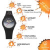 Superdry SYL179B Montre décontractée à Quartz en Plastique et Silicone pour Femme Motif Urbain Ombré