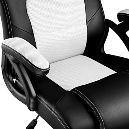 TecTake Chaise fauteuil siège de bureau hauteur réglable sportive – diverses couleurs au choix – 4