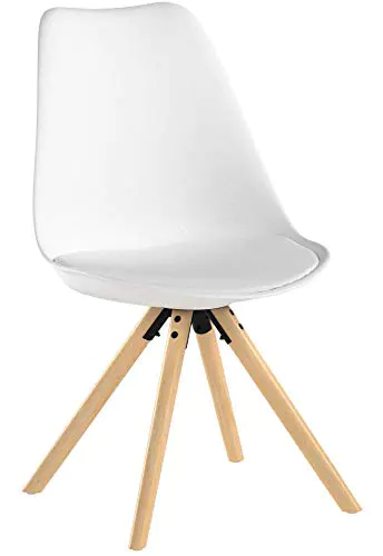 WOLTU® 2 X Chaise de Cuisine pour Salle à Manger Design Moderne avec Assise rembourrée en Lin,#1045 5 WOLTU® 2 X Chaise de Cuisine pour Salle à Manger Design Moderne avec Assise rembourrée en Lin,#1045