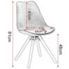 WOLTU® 2 X Chaise de Cuisine pour Salle à Manger Design Moderne avec Assise rembourrée en Lin,#1045 13 WOLTU® 2 X Chaise de Cuisine pour Salle à Manger Design Moderne avec Assise rembourrée en Lin,#1045