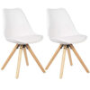 WOLTU® 2 X Chaise de Cuisine pour Salle à Manger Design Moderne avec Assise rembourrée en Lin,#1045 9 WOLTU® 2 X Chaise de Cuisine pour Salle à Manger Design Moderne avec Assise rembourrée en Lin,#1045