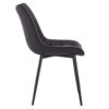 WOLTU 6 X Chaise de Salle à Manger Chaise Design Moderne Assise en Velours/Similicuir/Lin Bien rembourrée Cadre en métal, BH142-6