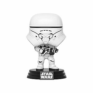 Funko Pop! Star Wars The Rise of Skywalker: First Order Jet Trooper Bobble-Head Figurine Vinyle Multicolore Standard