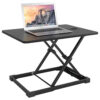 Homfa Bureau Assis-Debout Table d’Ordinateur Ergonomique Réglable en Hauteur pour Chambre Bureau Salon 65×47cm Noir 9 Homfa Bureau Assis-Debout Table d’Ordinateur Ergonomique Réglable en Hauteur pour Chambre Bureau Salon 65×47cm Noir