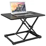 Homfa Bureau Assis-Debout Table d’Ordinateur Ergonomique Réglable en Hauteur pour Chambre Bureau Salon 65×47cm Noir 16 Homfa Bureau Assis-Debout Table d’Ordinateur Ergonomique Réglable en Hauteur pour Chambre Bureau Salon 65×47cm Noir 16