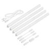 Parlat LED luminaires sous Meuble Rigel, par 57,3cm, avec Interrupteur, 760lm, Blanche-Chaude, Lot de 4