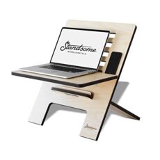 Standsome Slim Crafted – Le bureau debout en bois, bureau réglable en hauteur, bureau assis-debout et élévateur de bureau