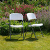 Harbour Housewares Solides chaises de Bureau/de Camping Pliables en Plastique pour l’intérieur/l’extérieur – Ensemble de 4 chaises 19 Harbour Housewares Solides chaises de Bureau/de Camping Pliables en Plastique pour l'intérieur/l'extérieur - Ensemble de 4 chaises