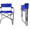 Hyfive Pack de 2 Directeurs d’aluminium Bleu Chaise Pliante avec Jardin Pêche Camping d’armes 9 Hyfive Pack de 2 Directeurs d'aluminium Bleu Chaise Pliante avec Jardin Pêche Camping d'armes
