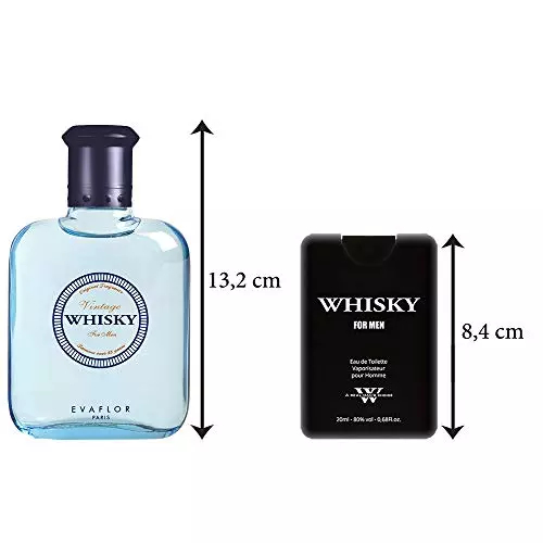 EVAFLORPARIS Whisky Vintage Coffret Cadeau Eau de Toilette 100 ml + Parfum de Voyage Vaporisateur pour pour Homme 20 ml 5 EVAFLORPARIS Whisky Vintage Coffret Cadeau Eau de Toilette 100 ml + Parfum de Voyage Vaporisateur pour pour Homme 20 ml